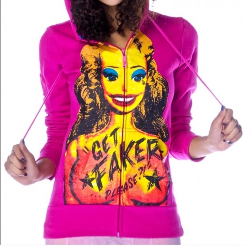 🖤 Iron Fist Get Faker Barbie hoody sweatshirt